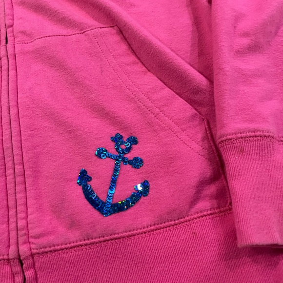 Disney Fuchsia Minnie Mouse Cruise Line Hoodie Women’s Size Medium - Picture 2 of 7